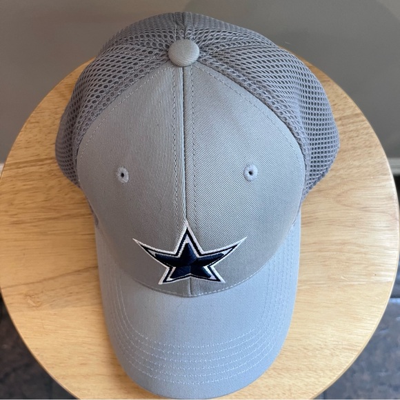 Dallas Cowboys Authentic Hat Gray With Logo Size L/XL - Picture 3 of 10